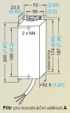 Filtr pro MM4 konstrukční velikost A